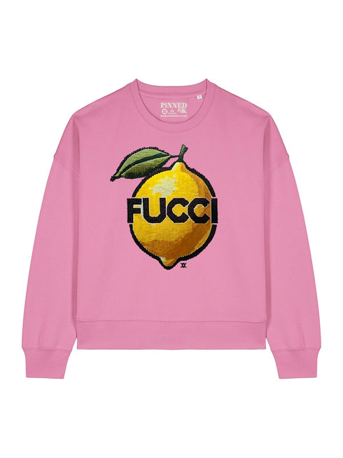 Kastenförmiger Pullover Fucci Lemon